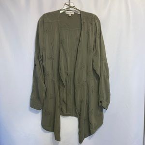 Knox Rose Open Front Light Cotton Jacket